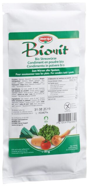 MORGA Biovit Streuwürze Bio               Btl 80 g