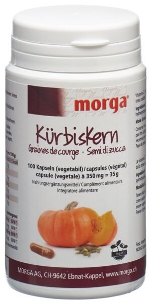 MORGA Kürbiskern Vegicaps                  100 Stk