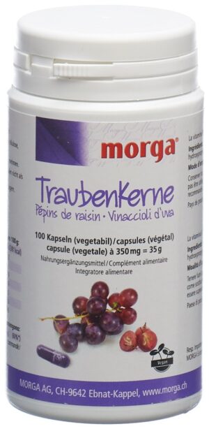 MORGA Traubenkerne Vegicaps                100 Stk
