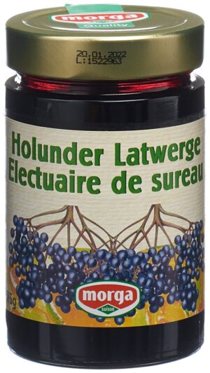 MORGA Konfitüre Holunder Latwerge            375 g