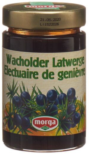 MORGA Konfitüre Wacholder Latwerge           375 g