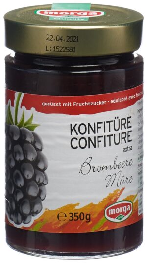 MORGA Konfitüre Brombeer Fruchtz             350 g