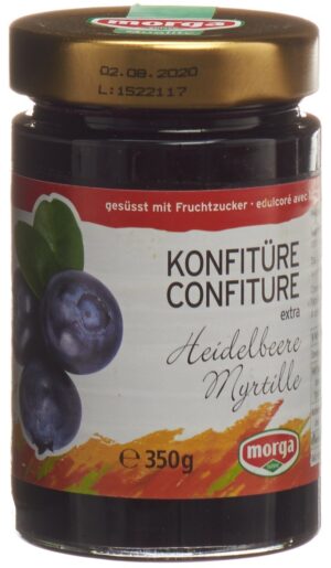 MORGA Konfitüre Heidelbeer Fruchtz           350 g