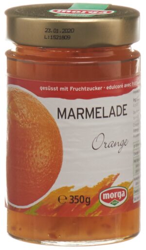 MORGA Konfitüre Orange Fruchtz               350 g