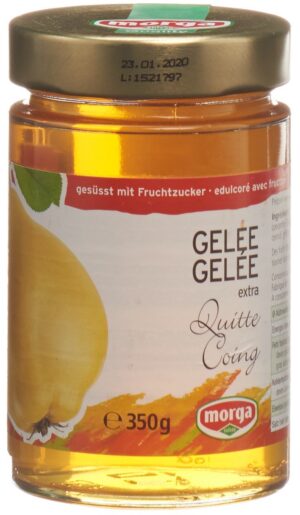 MORGA Konfitüre Quittengelée Fruchtz         350 g