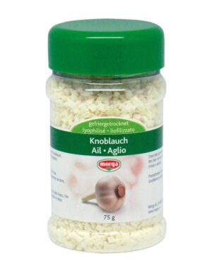 MORGA Knoblauch geschnitten gefriergetrocknet 75 g
