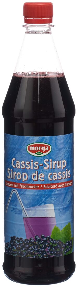 MORGA Cassis Sirup m Fruchtzucker   Petfl 7.500 dl