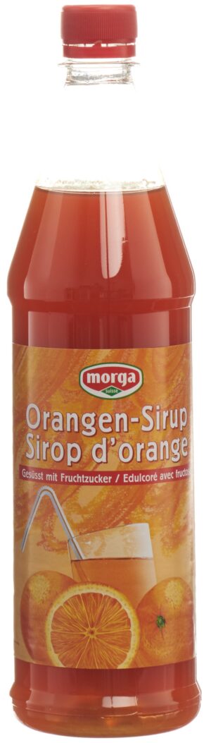MORGA Orangen Sirup m Fruchtzuck Petfl 7.500 dl