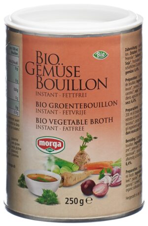 MORGA Gemüse Bouillon fettfrei Bio        Ds 250 g