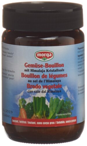 MORGA Gemüse Bouillon mit Himalajasalz 200 g