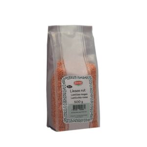 MORGA Linsen rot Bio                     Btl 500 g