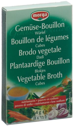 MORGA Gemüse Bouillon Würfel nat-arm         8 Stk