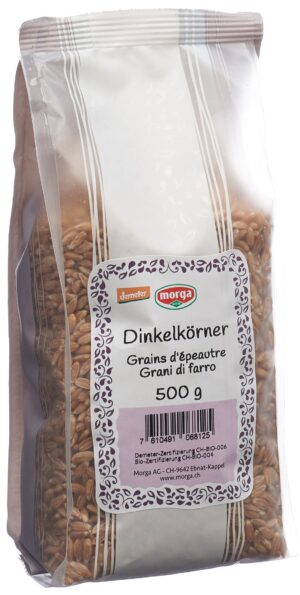 MORGA Dinkelkörner Bio Demeter           Btl 500 g