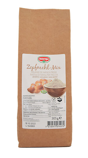 MORGA Zopfmehl-Mix glutenfrei Bio            305 g