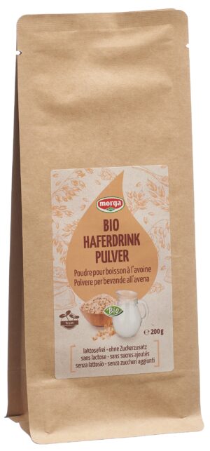 MORGA Haferdrinkpulver gf Bio            Btl 200 g