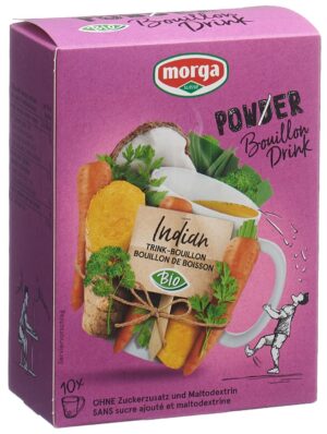 MORGA PowerPowder BouillonDri Indi Bio 10 Btl 4 g