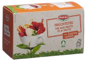 MORGA Fruechtetee m/H Bio Knospe Btl 20 Stk