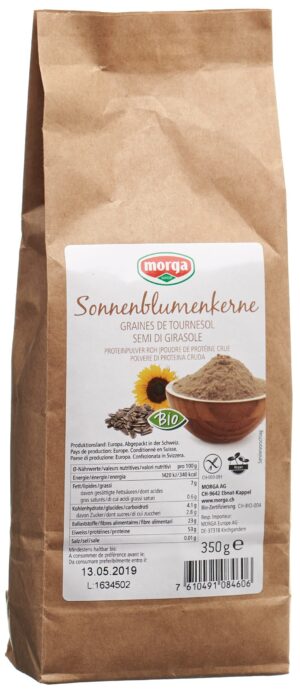 MORGA Sonnenblumenkernprotein Plv roh gf Btl 350 g