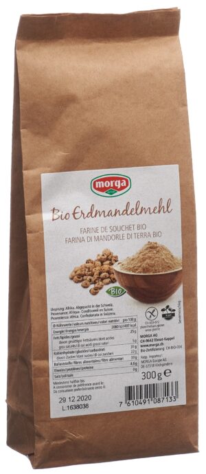 MORGA Erdmandelmehl Bio glutenfrei       Btl 300 g