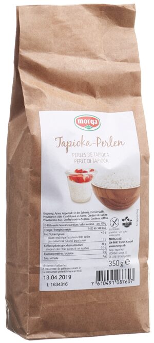 MORGA Tapioka-Perlen glutenfrei              350 g