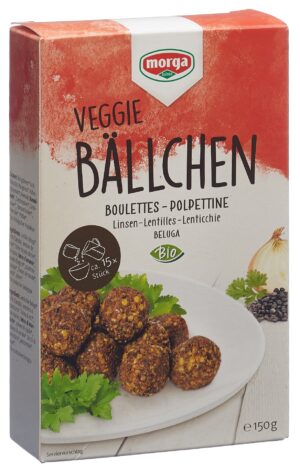 MORGA Linsenbällchen glutenfrei Bio          150 g