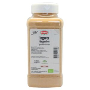 MORGA Gewürz Ingwer gemahlen Bio          Ds 500 g
