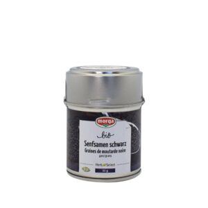 MORGA Gewürz Senf schwarz ganz Bio         Ds 75 g
