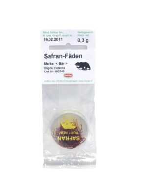 MORGA Gewuerz Safran Faeden Doesli 0.3 g