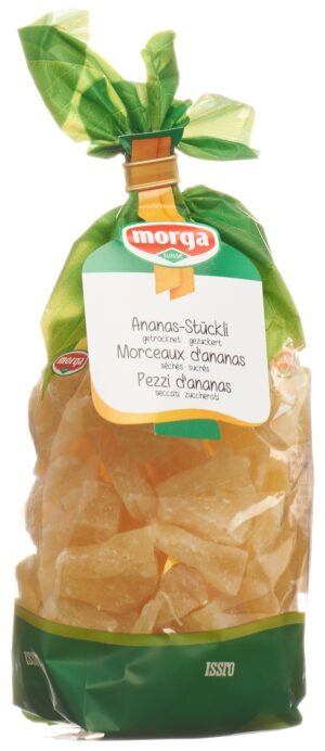 ISSRO Ananas Stücke gezuckert            Btl 250 g