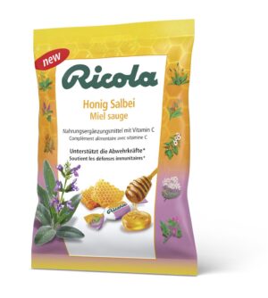 RICOLA Bonbons Honig Salbei mZ            Btl 75 g