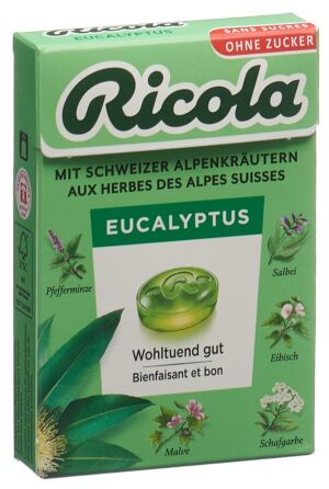 RICOLA Bonbons Eucalyptus oZ mS Box 50 g