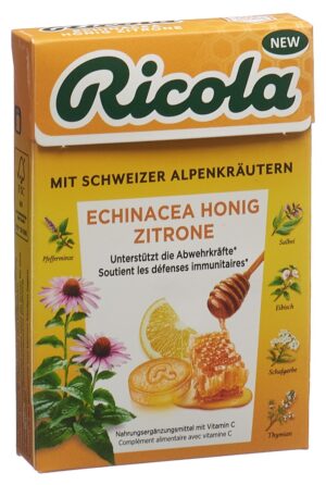 RICOLA Bonbons Echinacea Honig Zitr mZ Box 50 g