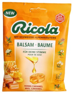 RICOLA Balsam gefüllt Honig Caramel mZ Btl 68 g