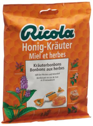 RICOLA Bonbons Honig Kräuter             Btl 125 g
