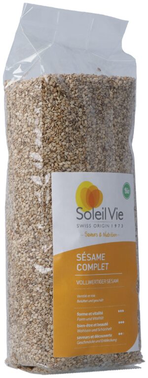 SOLEIL VIE Vollkorn-Sesam-Samen Bio 500 g