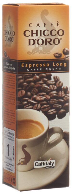 CHICCO D ORO Kaffee Kaps Espr Long Café Cr  10 Stk