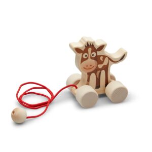 BIMBOSAN Trauffer Holzkuh auf Raedern