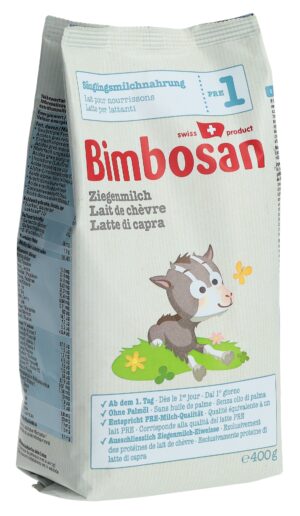BIMBOSAN Ziegenmilch 1 Säugling refill   Btl 400 g