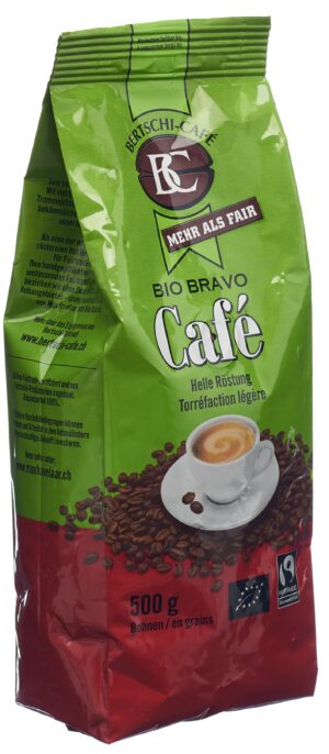 BC CAFE BIO BRAVO Kaffeebohnen ganz          500 g