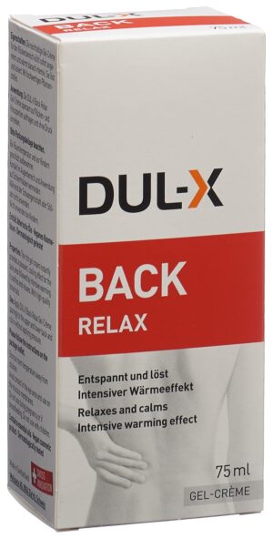 DUL-X Back Relax Gel Creme N            Disp 75 ml