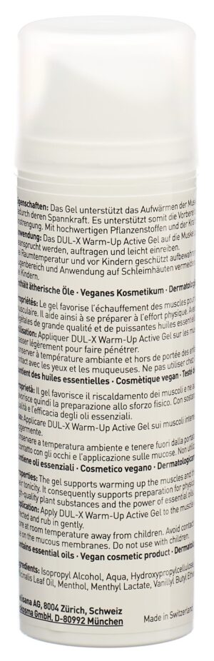 DUL-X Warm-up Active Gel               Disp 150 ml