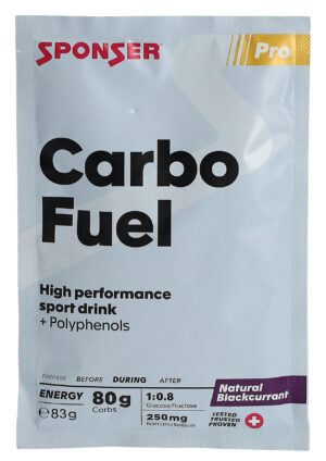 SPONSER Carbo Fuel Plv Natural Blackcurr  Btl 83 g