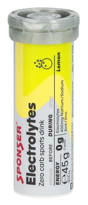 SPONSER Electrolytes Tabs Lemon             10 Stk