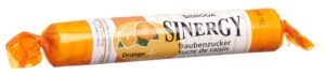 SINERGY Traubenzucker Orange Vitamin C  Rolle 40 g