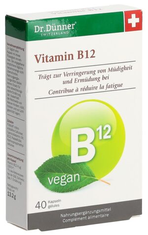 DUNNER Vitamin B12 vegan Kaps               40 Stk