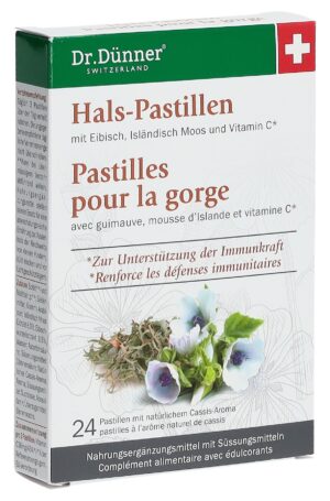 DUNNER Hals-Pastillen mit Eibisch           24 Stk