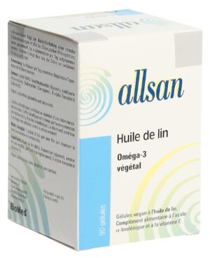 ALLSAN Leinöl pflanzlich Weichkaps          90 Stk