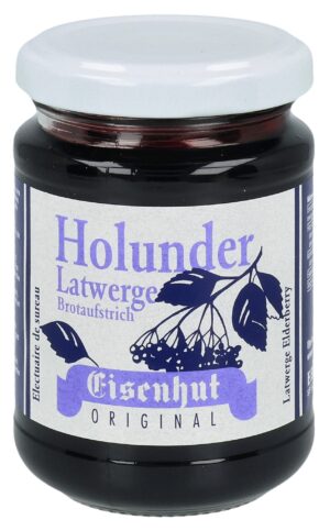 EISENHUT Holunder Latwerge Glas 220 g