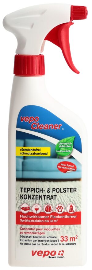 VEPOCLEANER Teppich+Polster Konz FleckenSpr 500 ml