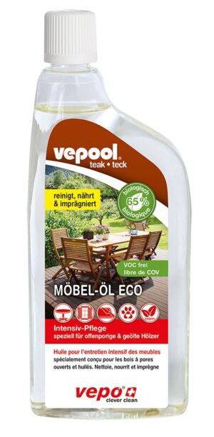 VEPOOL Teak Möbel-Öl Eco                 Fl 300 ml